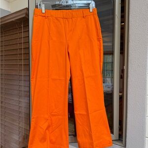 Bright Orange Women's Cropped Pants